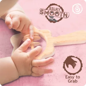 Ergonomically designed and silky smooth for safe, easy-to-grab play.