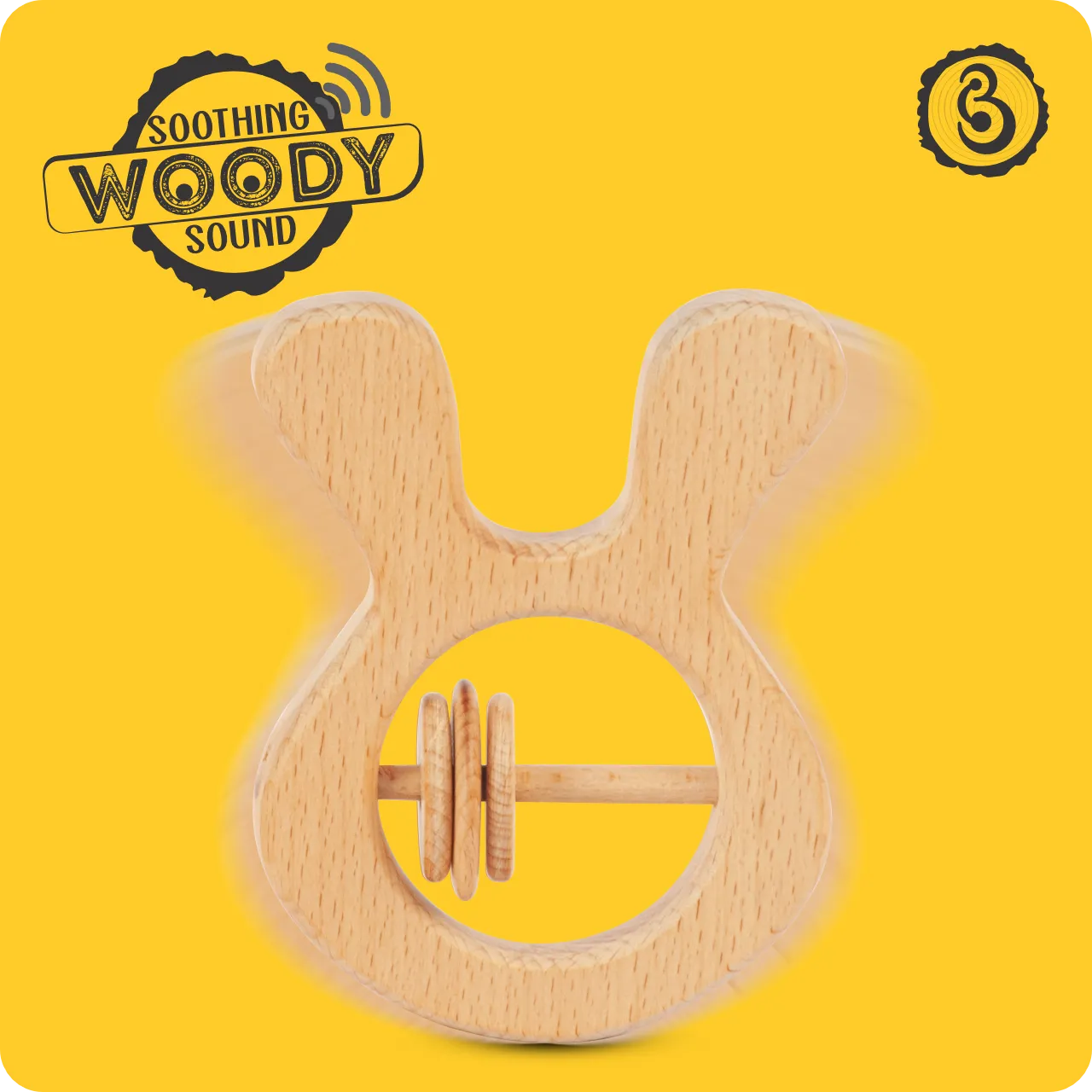 04 (1) Motion-blurred rabbit rattle illustrating a soothing natural woody sound.