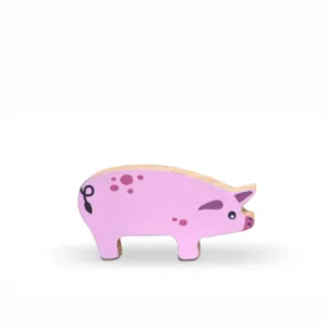 Pig - Wooden Farm Animal